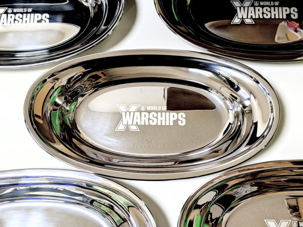 海上自衛隊仕様のカレー皿へ ブランドロゴをレーザー彫刻したノベルティーのご製作　2026年2月9日