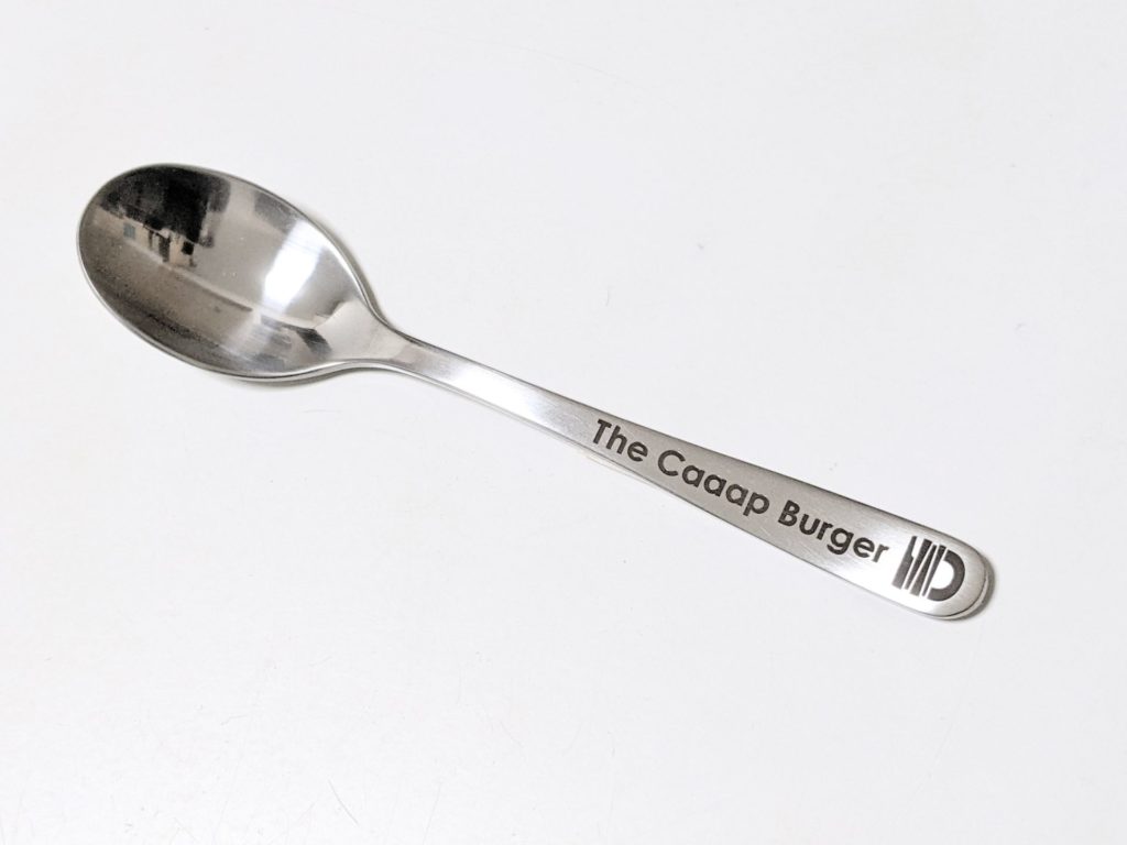 お店のロゴをレーザーマーキングしたオリジナルスプーンのご製作　2026年月12日